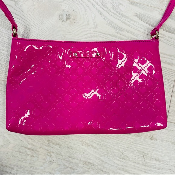 Kate Spade Hot Pink Patent Emerald Ave Crossbody - Picture 4 of 15